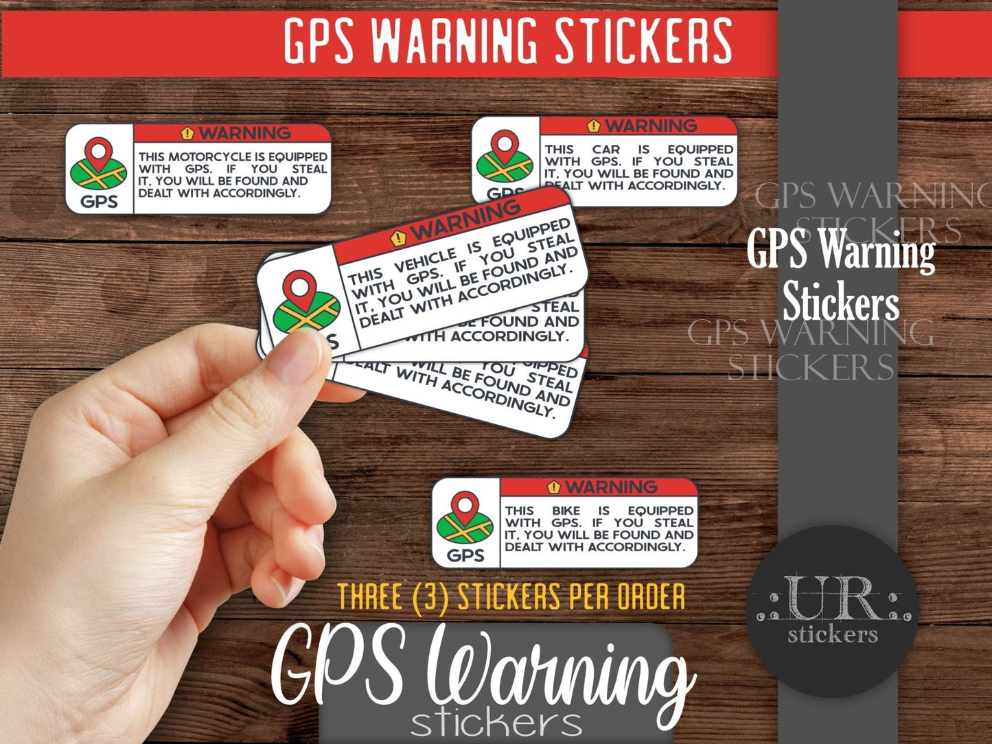 Motorcycle Sticker, Vehicle GPS Sticker - Stickers - UpperRoomPrints