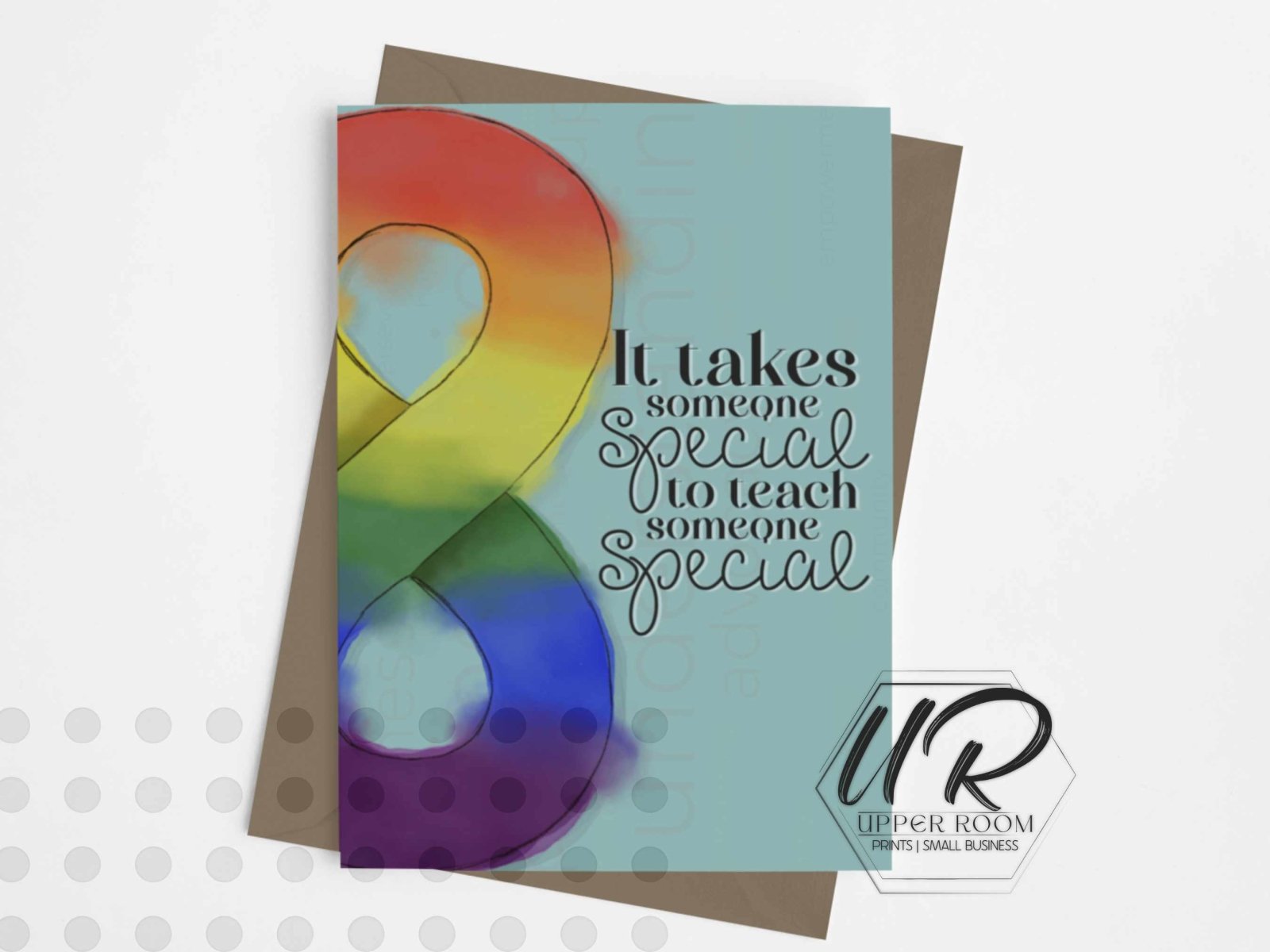 Special Education (Autism) Card - Greeting Cards - UpperRoomPrints