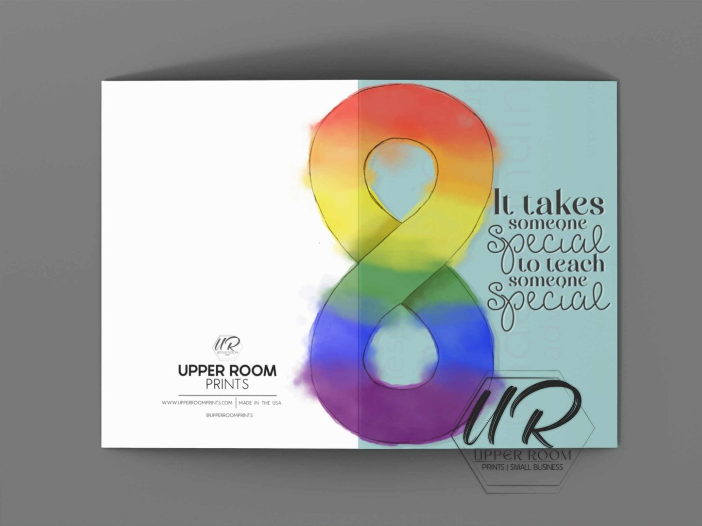 Special Education (Autism) Card - Greeting Cards - UpperRoomPrints