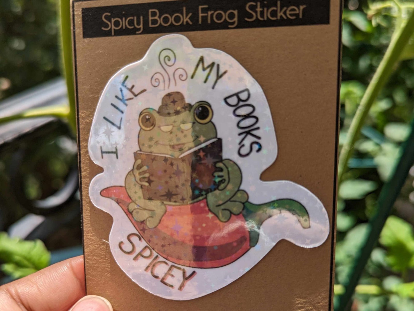 Spicy Book Sticker - Stickers - UpperRoomPrints