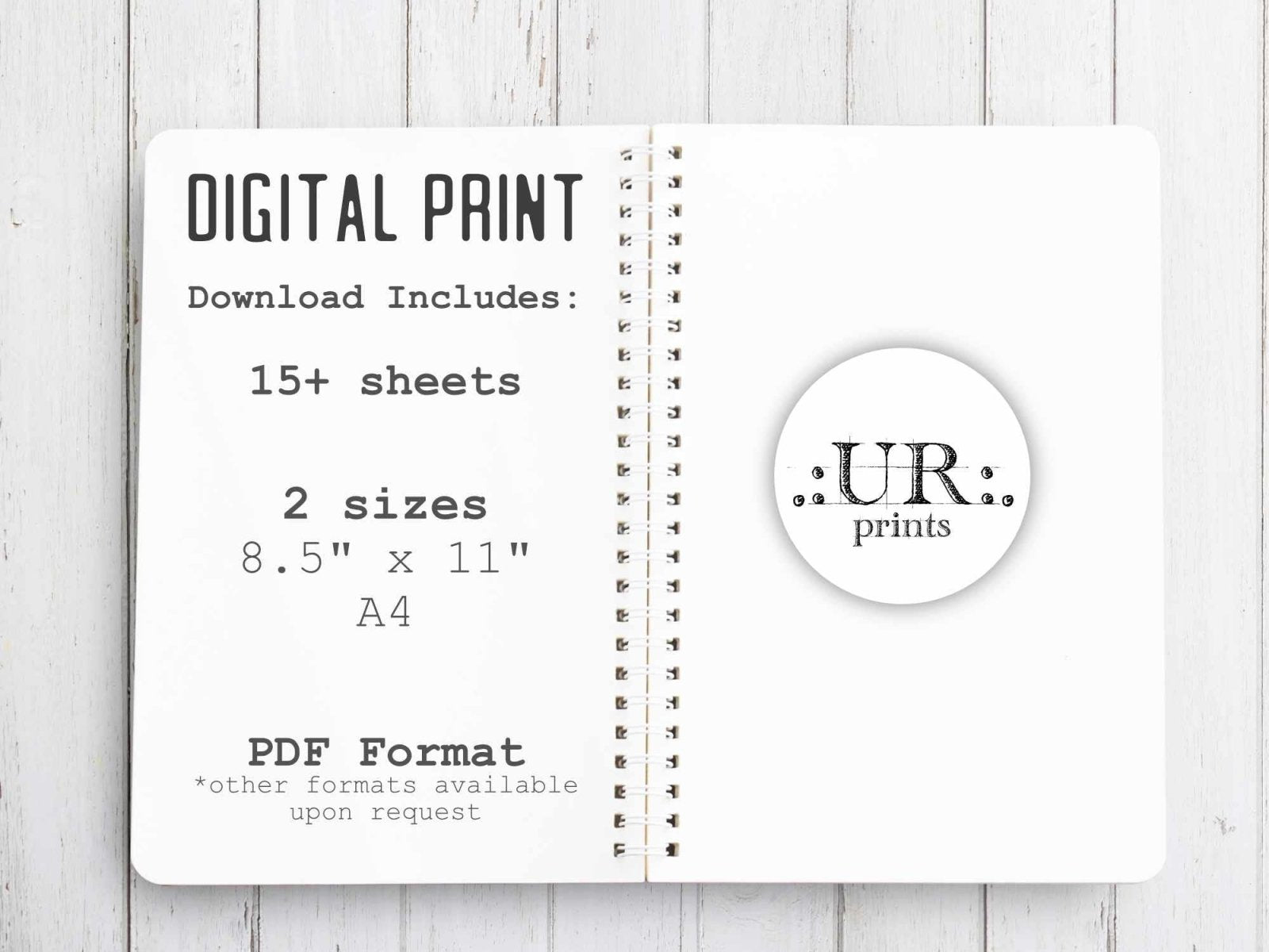 Undated Student Study Planner I - Printable - UpperRoomPrints