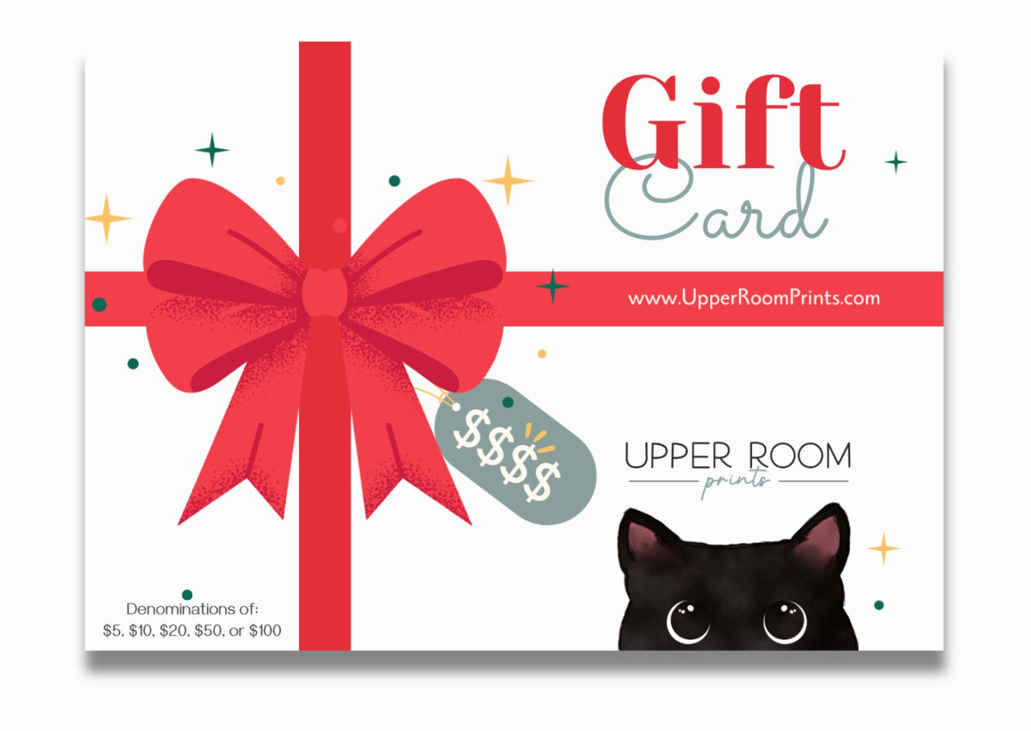 Upper Room Print Gift Card - Gift Card - UpperRoomPrints
